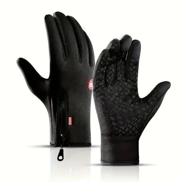1pair Warm Touchscreen Thermal Winter Gloves Driving, Running & Cycling Size XL - Picture 1 of 3